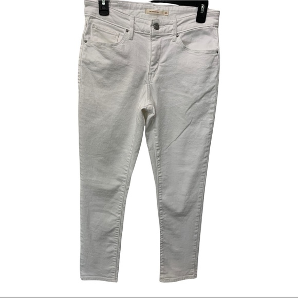 Levi's Denim - LEVI'S  WHITE MID RISE SKINNY JEANS SIZE 30